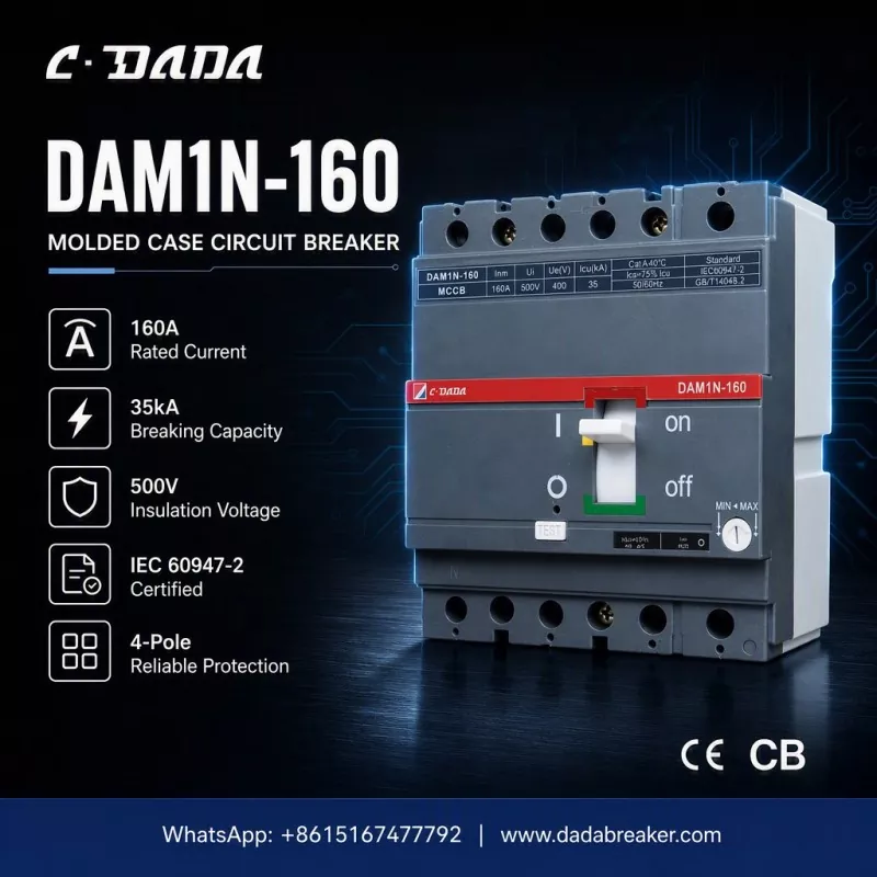 Prutezzione di Precisione per Rete Industriali: U C·DADA DAM1N-160 MCCB